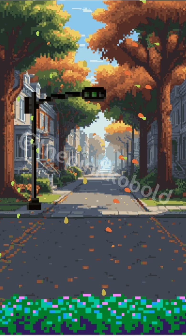 780x1409 Autumn Small Town Street (mp4 Moving Wallpaper For Mobile)'s Ko Fi Shop