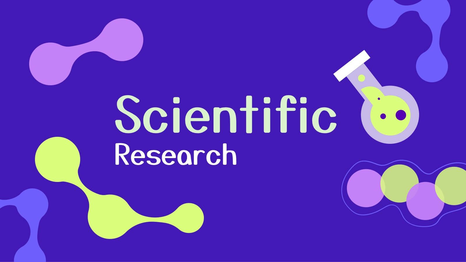 1600x900 Purple Creative Science Research Powerpoint Template and Google Slides Theme