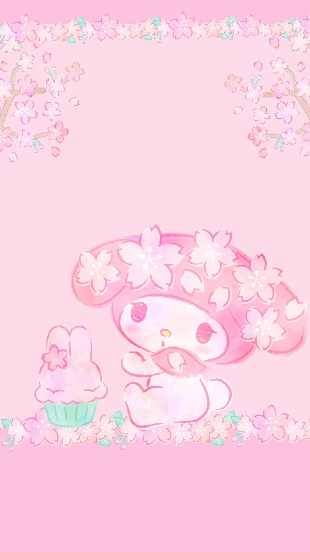 1080x1920 Kawaii My Melody Wallpaper