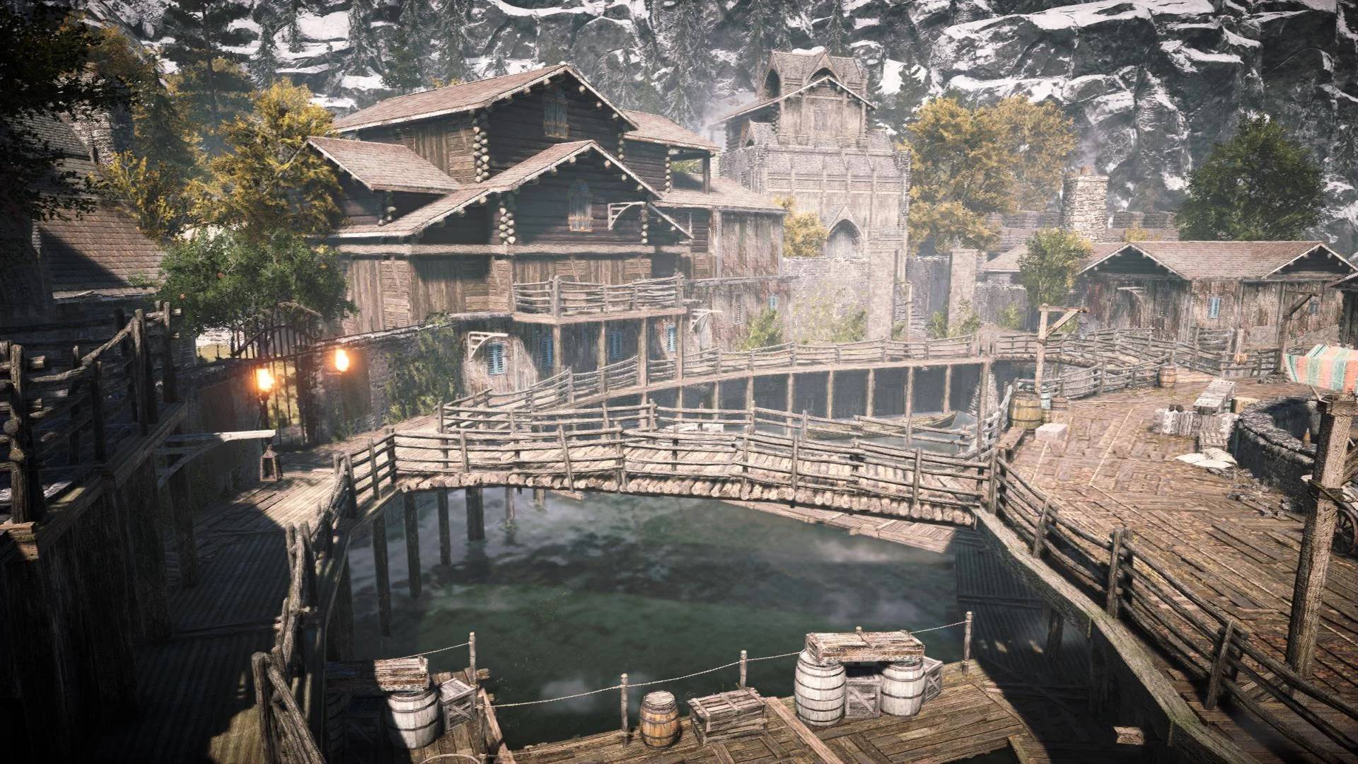 1920x1080 Skyrim Fan Recreates Riften in Far Cry 5