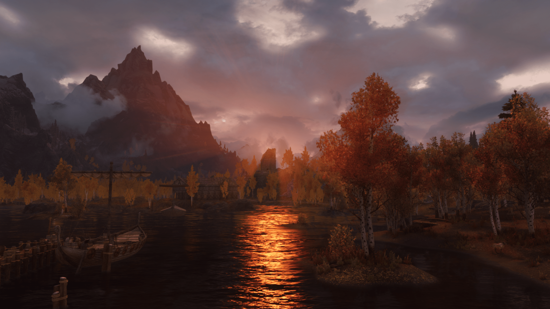 1920x1080 Beauty of Riften lake