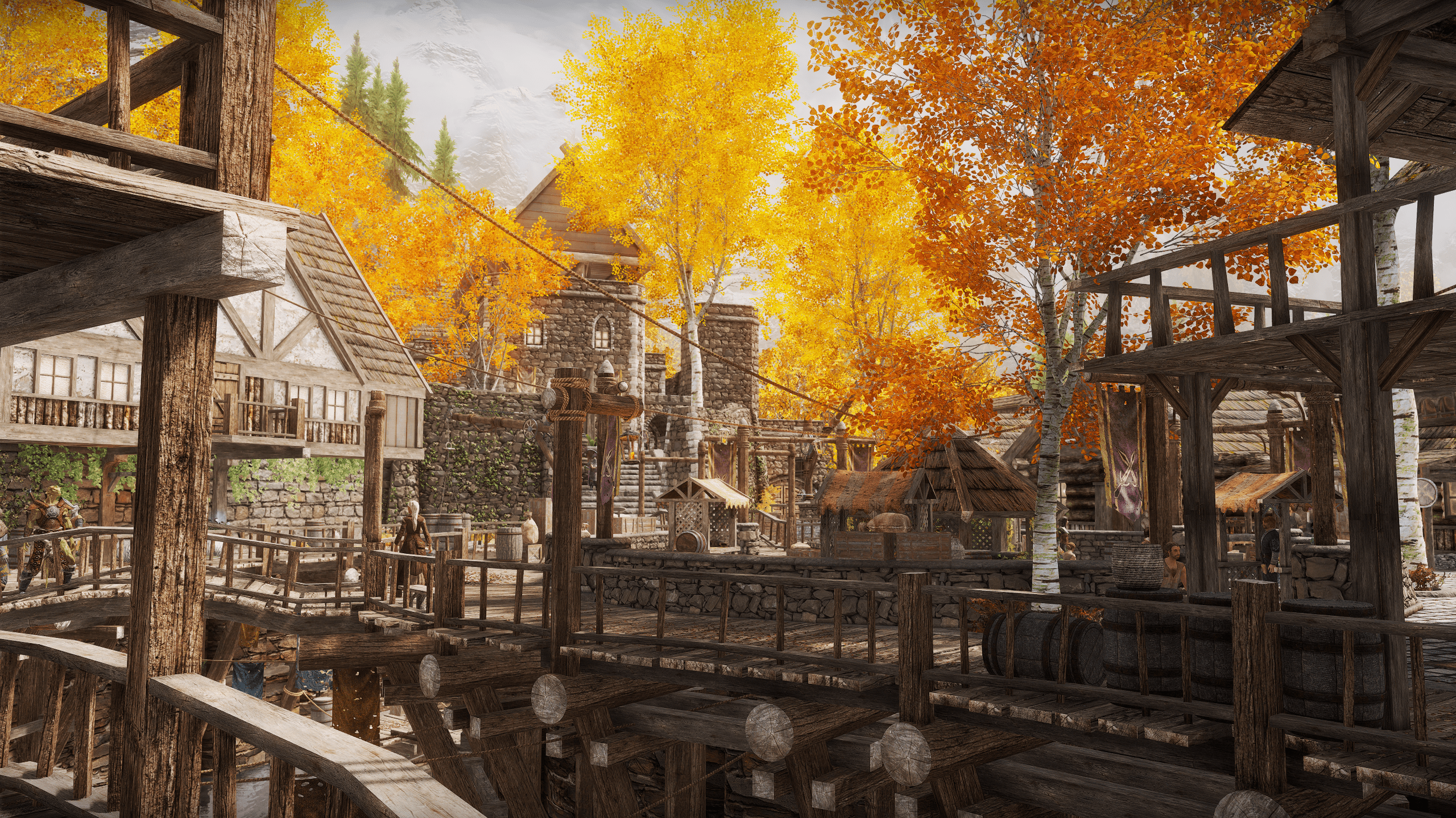 2560x1440 Another one from Riften. Just love taking pics here