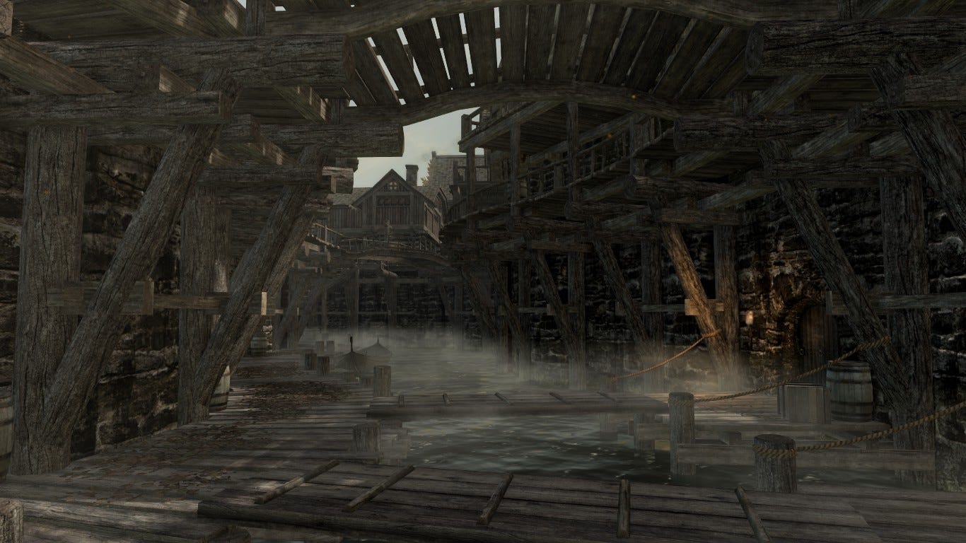 1366x768 Exploring Skyrim's Architecture: Riften