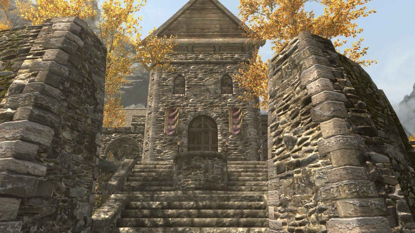 1366x768 Exploring Skyrim's Architecture: Riften