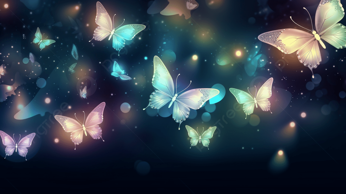 1200x675 Butterfly Glowing Fantasy Illustration, Butterfly, Glow, Colorful Butterfly Background Image And Wallpaper for Free Download