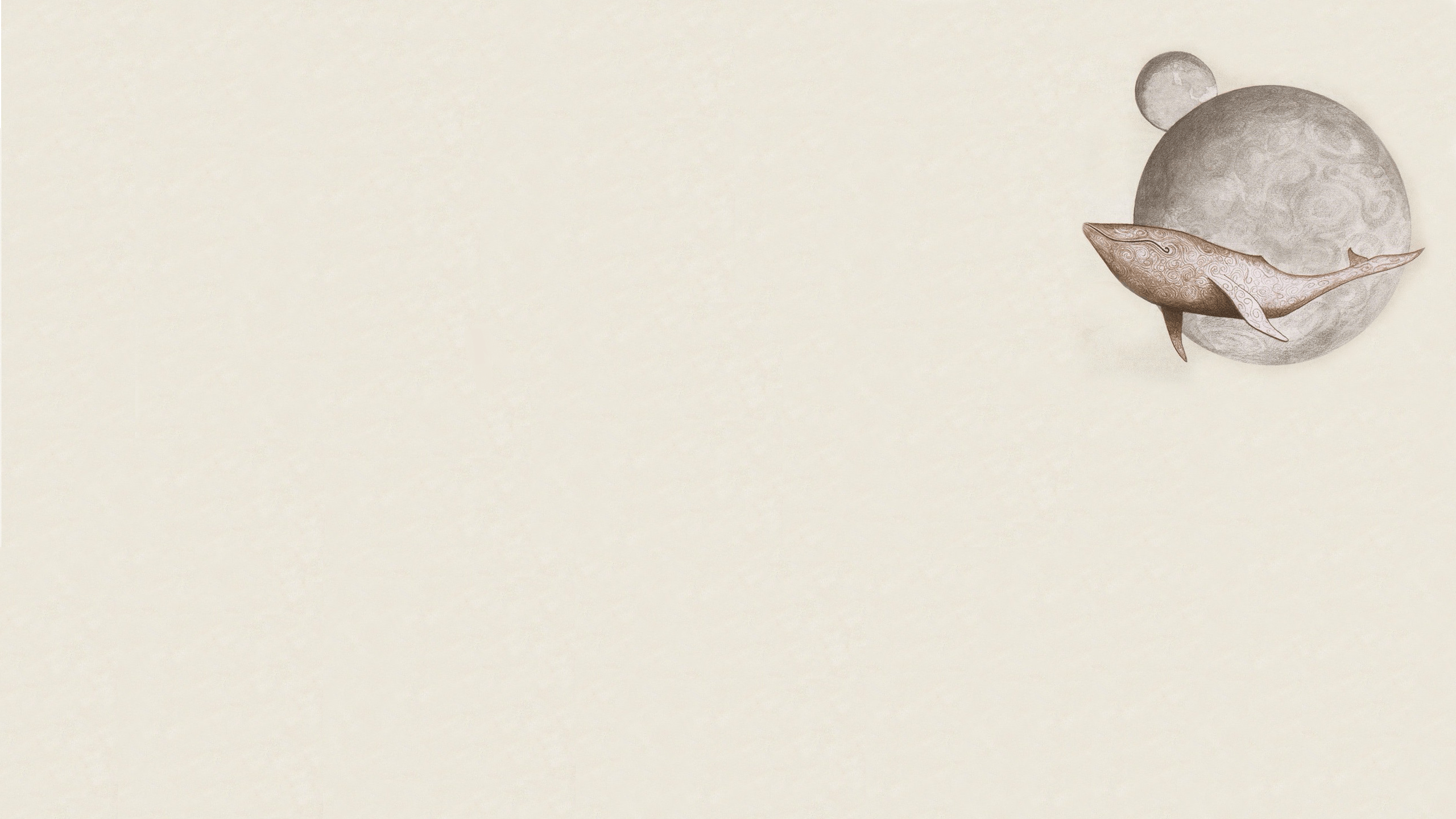 2560x1440 A Whale And A Moon(X Post From R Wallpaper)[2560x1440] : R WQHD_Wallpaper