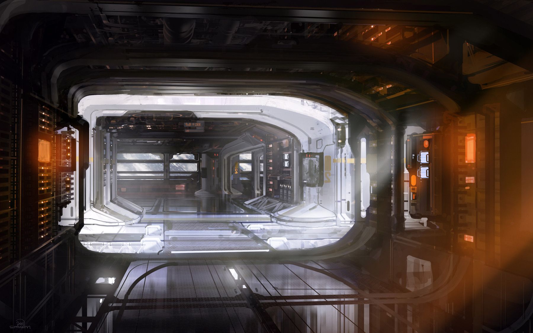 1800x1125 Halo 4 station interior