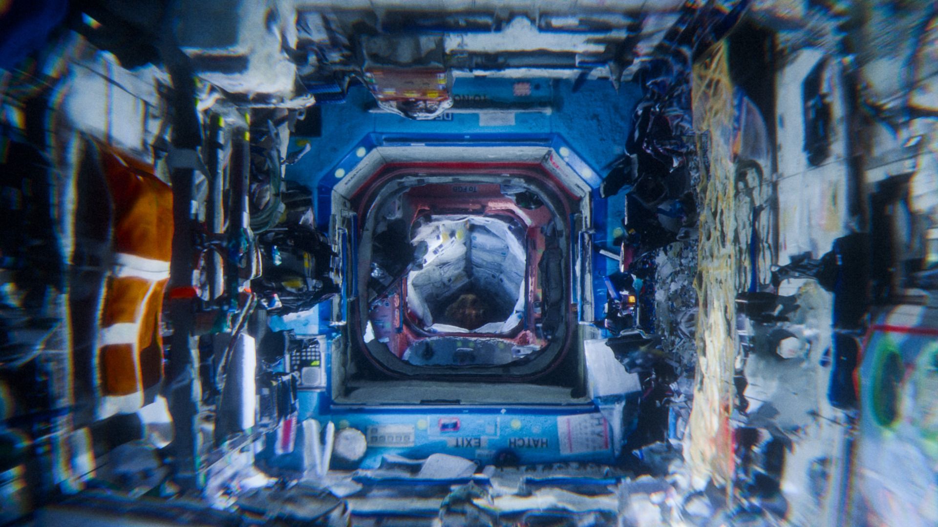 1920x1080 Space Station Interior 3D model