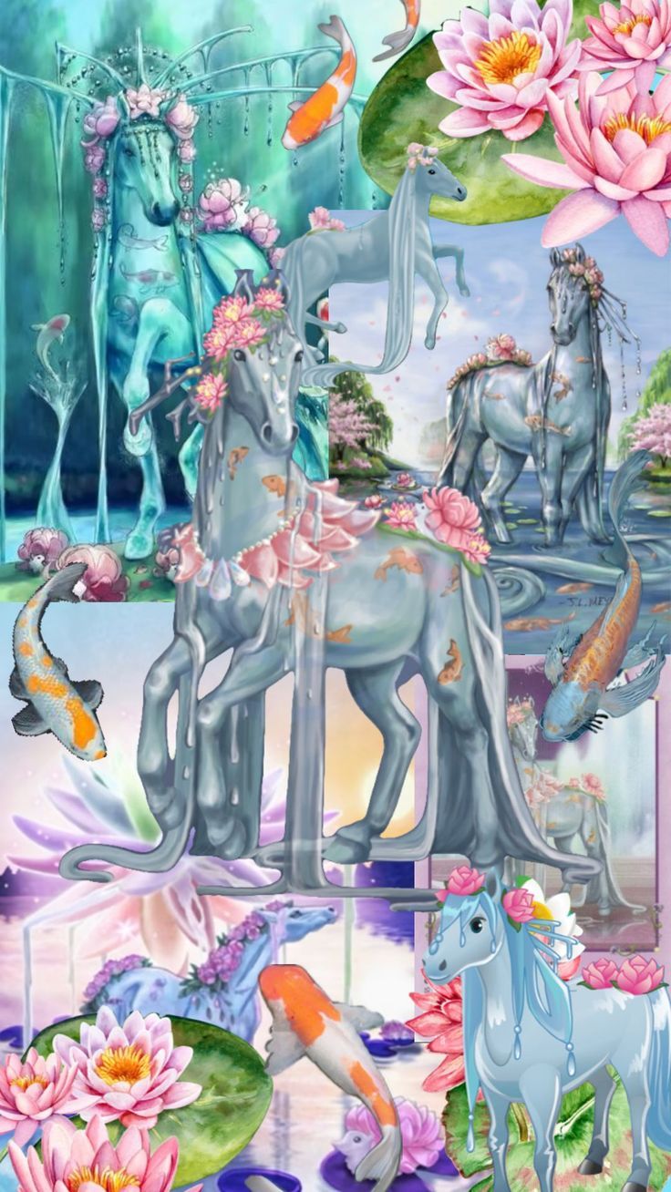 736x1308 bellasara #magichorse #waterhorse #horsecards #horses #horse #waterlilyhorse #lien #lienbellasara
