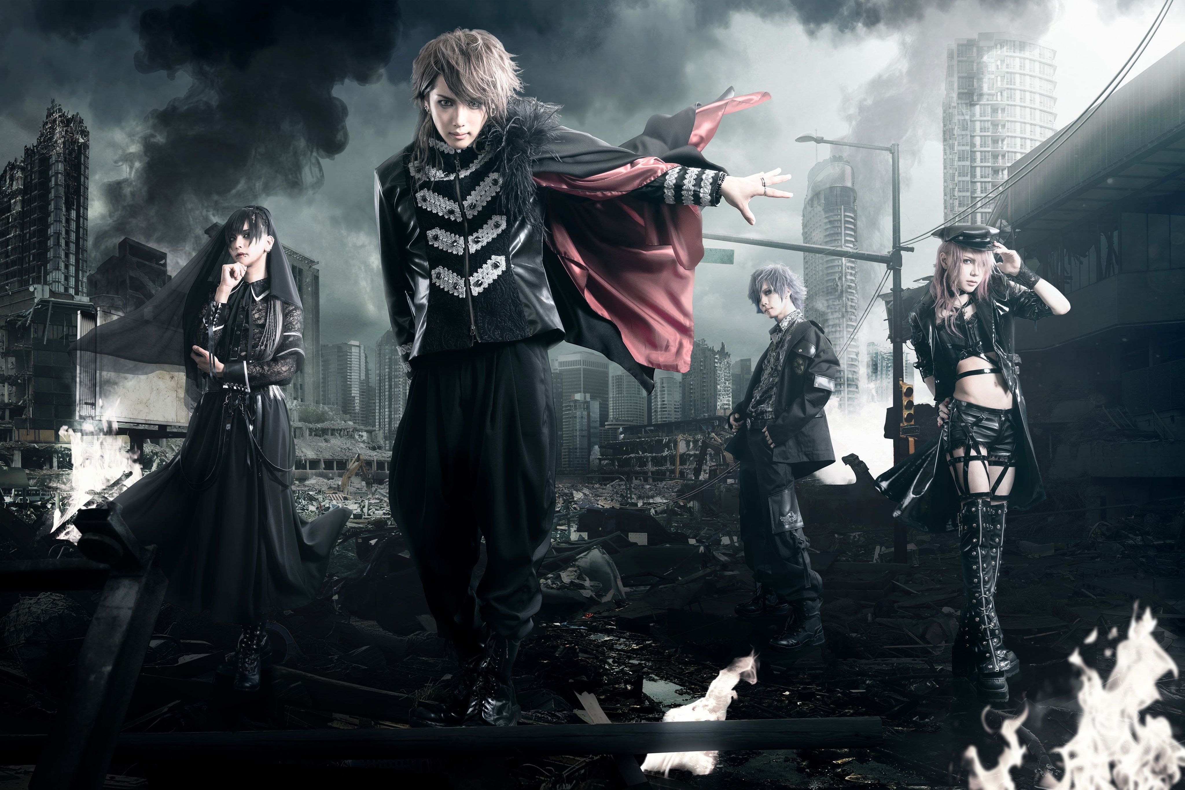 4096x2730 JILUKA group photo. vkgy (ブイケージ)