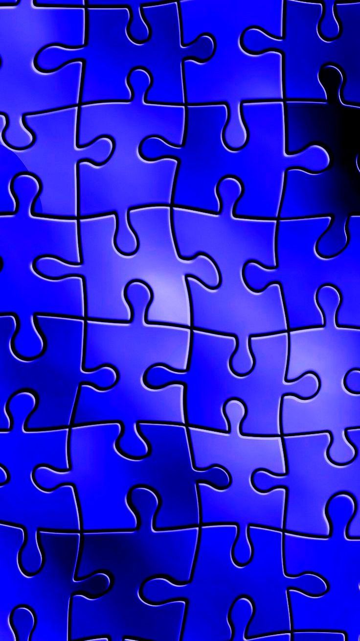 736x1309 Blue Puzzle Piece with Missing Pieces. Blue background puzzle theme, Blue background puzzle art, Blue