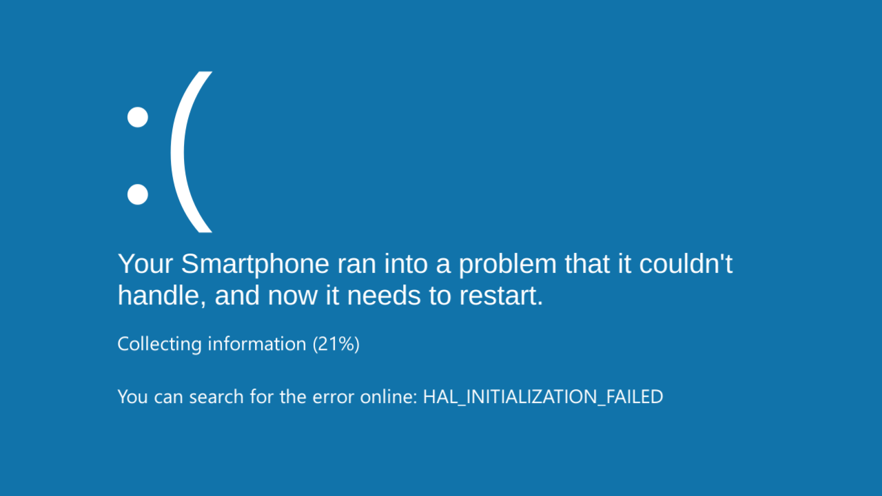 1280x720 BSOD simulator on Amazon Appstore