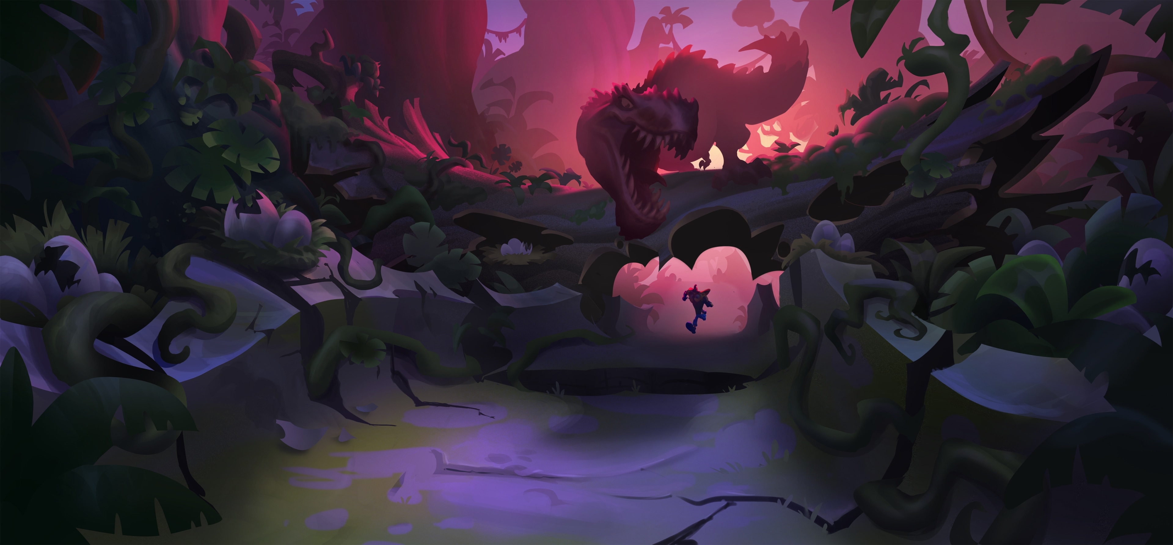 3840x1784 Crash Bandicoot 4 Dragon Wallpaper, HD Games 4K Wallpaper, Image and Background