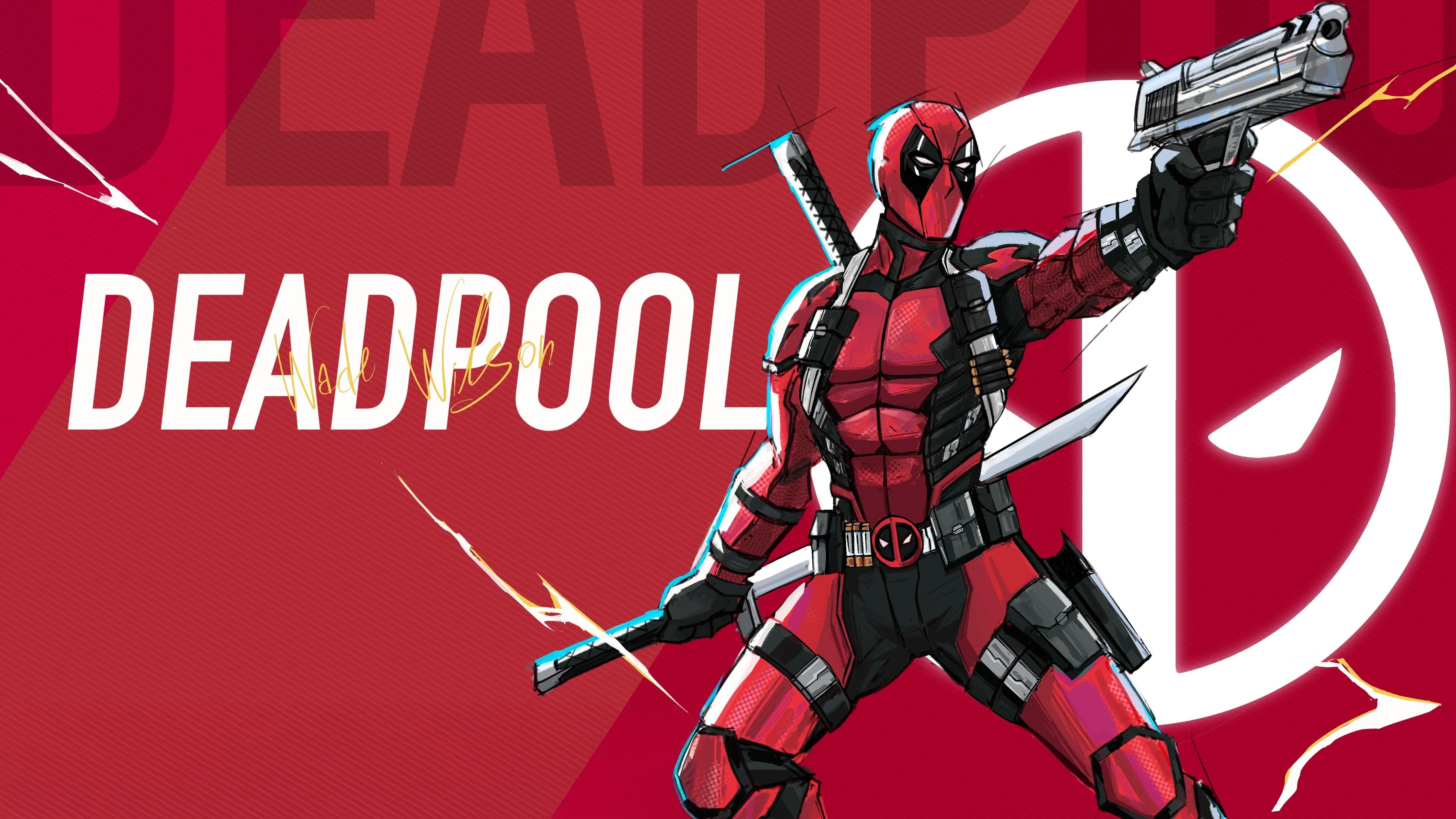 5333x3000 Deadpool in Marvel Rivals Wallpaper 4K for Desktop