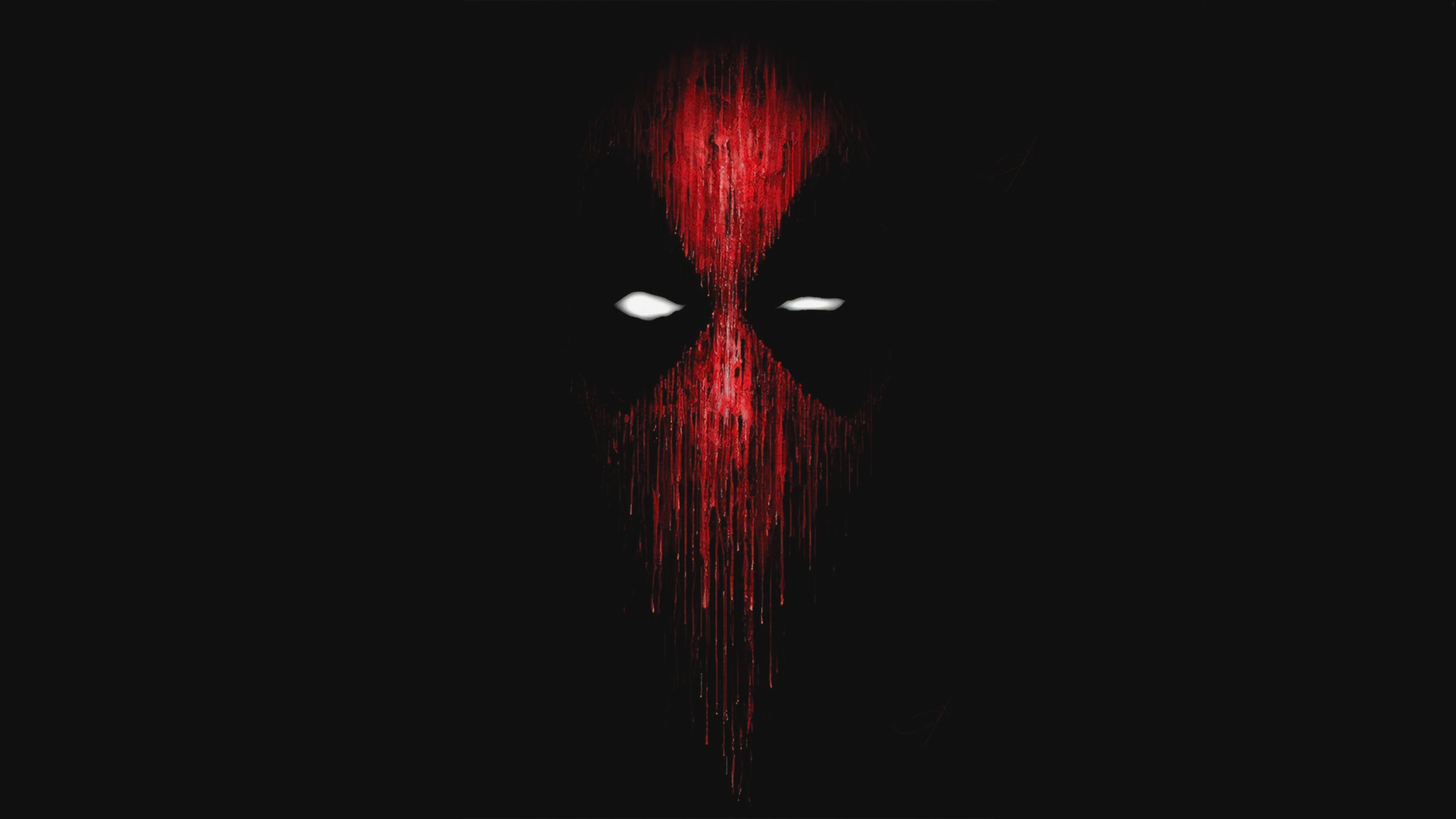 3840x2160 4K Deadpool Mask Wallpaper