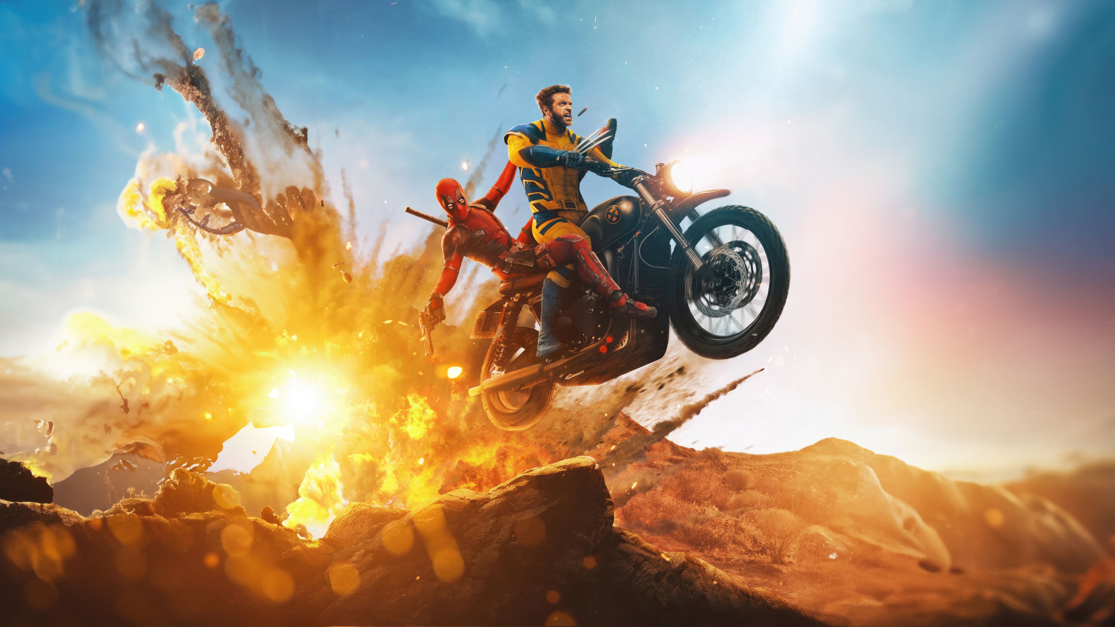 3840x2160 Deadpool 3 Wallpaper 4K, Fan Art, Wolverine, Action