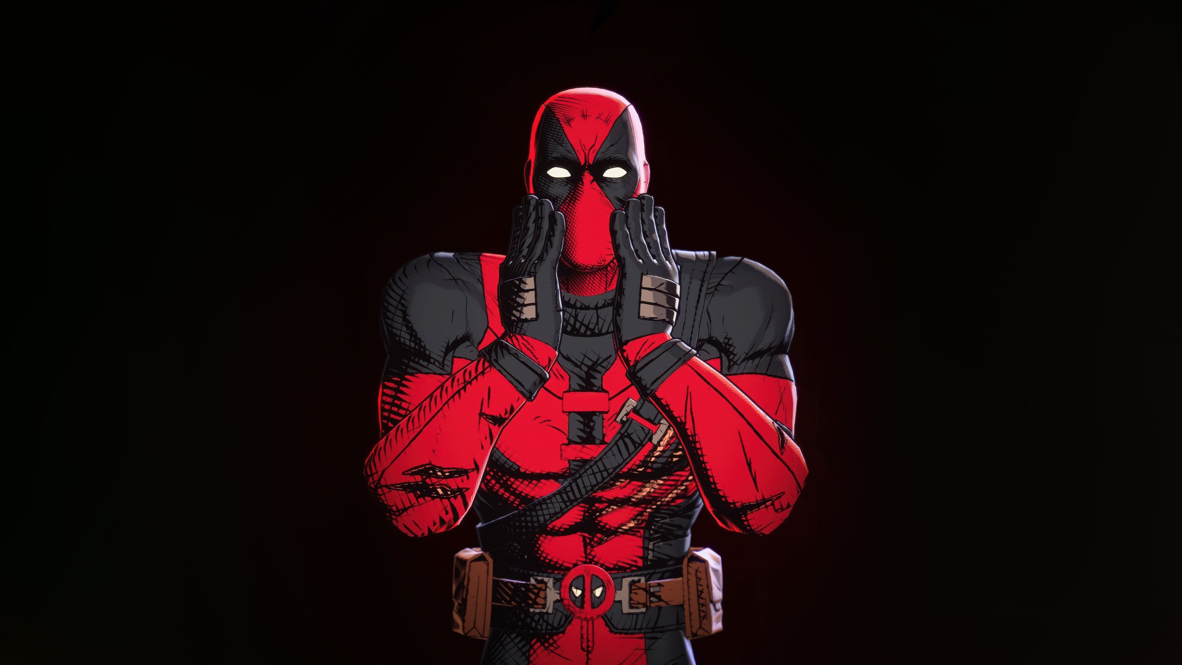 3840x2160 Deadpool Comic Wallpaper 4K for Desktop