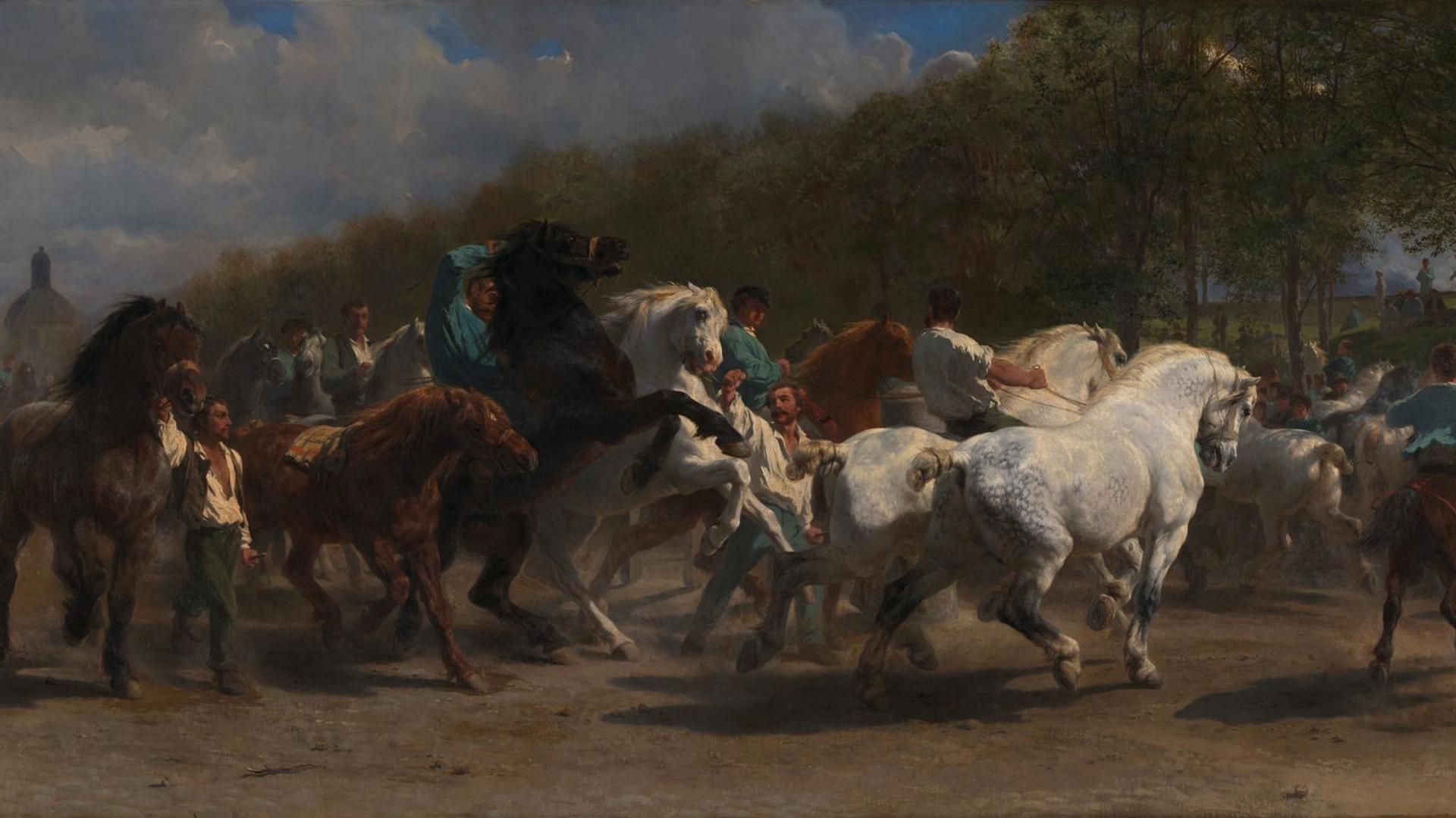 1920x1080 Rosa Bonheur. The Horse Fair. NG621. National Gallery, London