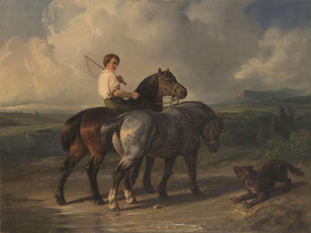 1024x768 Paintings of horses by rosa bonheur, Animal Image: PICRYL Domain Media Search Engine Public Domain Search