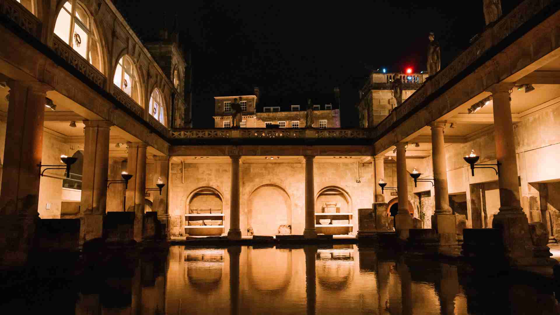 1920x1080 The Georgians to Romans Experience Pumproom Bath