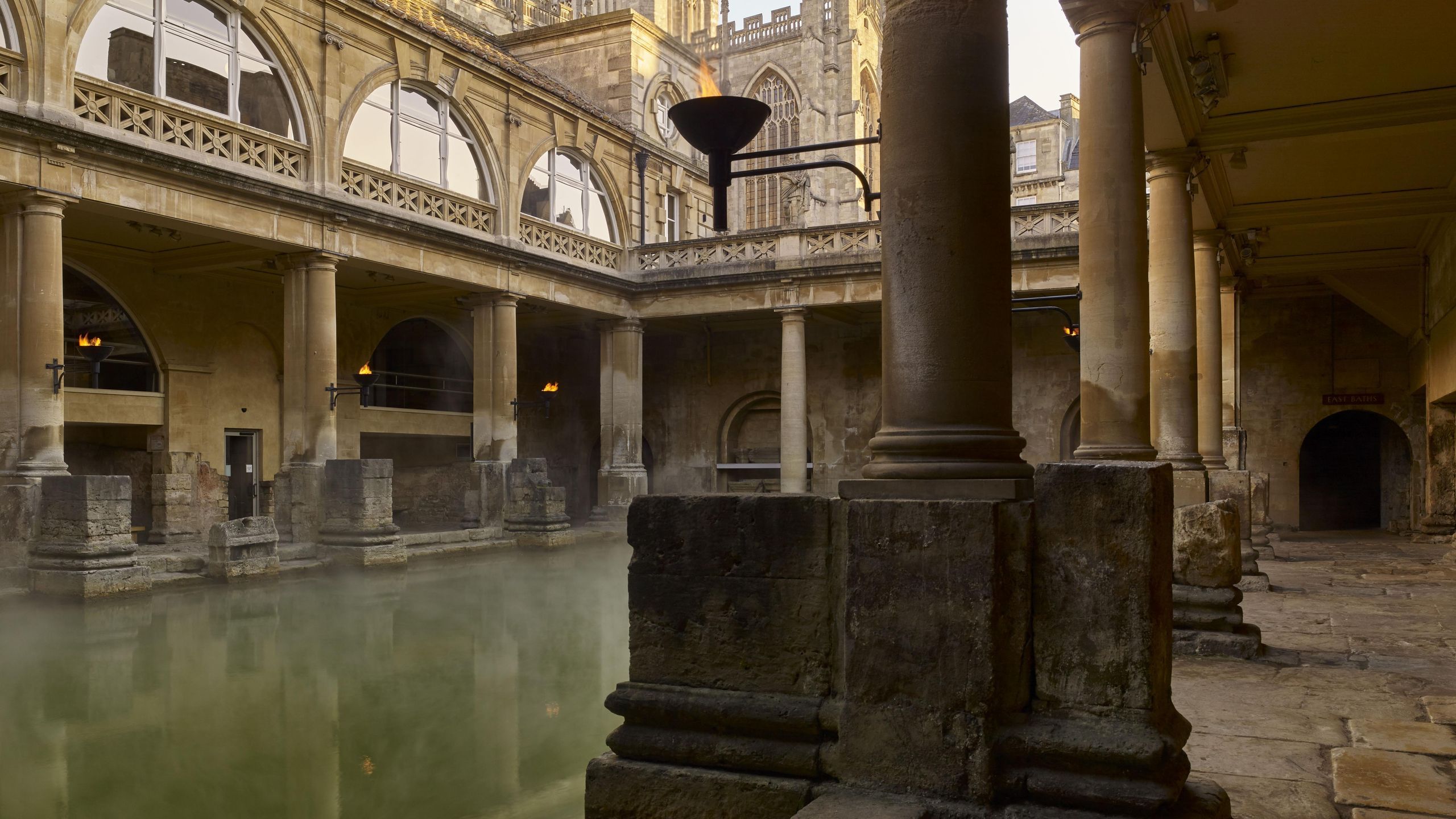 2560x1440 The Roman Baths of Bath: A tale of two architects, a heated competition and a fascinating restoration