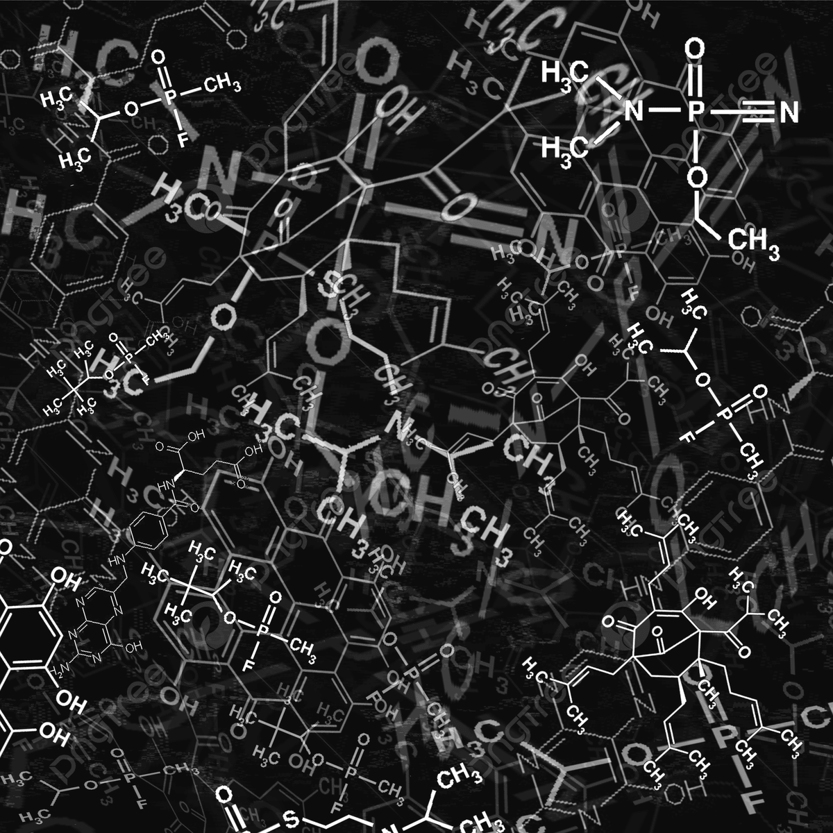 1200x1200 Abstract Background Of Chemical Technologywallpaper Featuring School Chemistry Formulas And Structures In Science Photo, Wallpaper, Whirl, Picture Background Image And Wallpaper for Free Download