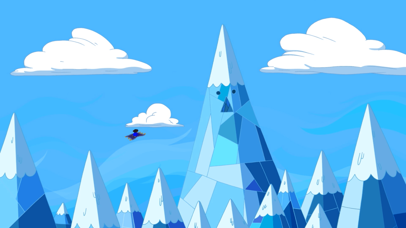 1366x768 Time lapse of ice kingdom after ice king lost his magic, also symbolising simon's getting closer and closer to his death throughout the episode