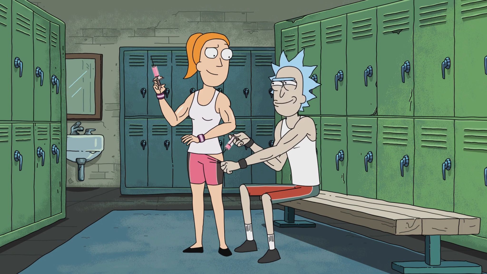 2048x1152 Download Summer Smith Rick Sanchez TV Show Rick And Morty HD Wallpaperx1152