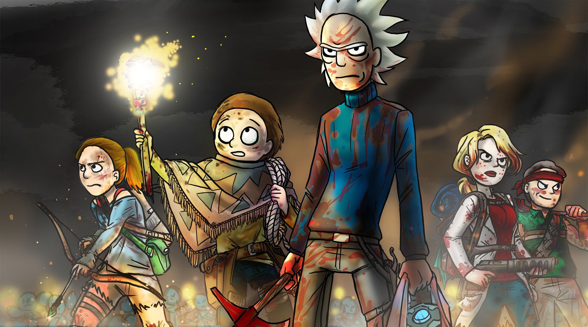 1920x1067 Download Beth Smith Jerry Smith Morty Smith Rick Sanchez Summer Smith TV Show Rick And Morty HD Wallpaper