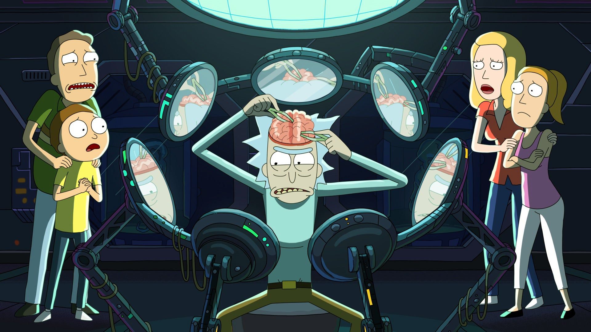 1920x1080 Phone wallpaper: Rick And Morty, Tv Show, Beth Smith, Jerry Smith, Morty Smith, Rick Sanchez, Summer Smith 1026251