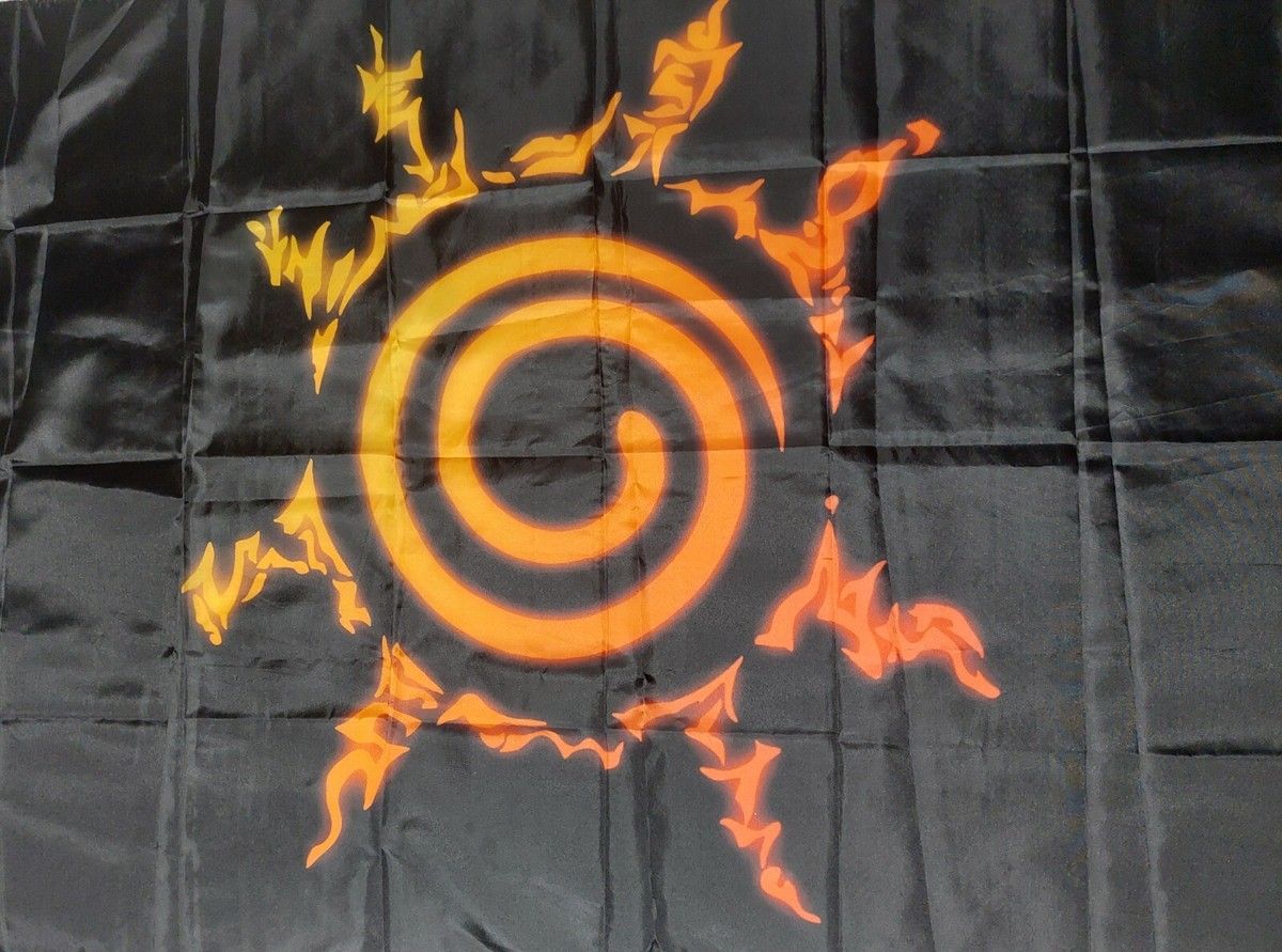1200x891 Naruto Nine Tails Eight Trigrams: Anime Flag Tapestry Wall Banner: 34” x 56” NEW