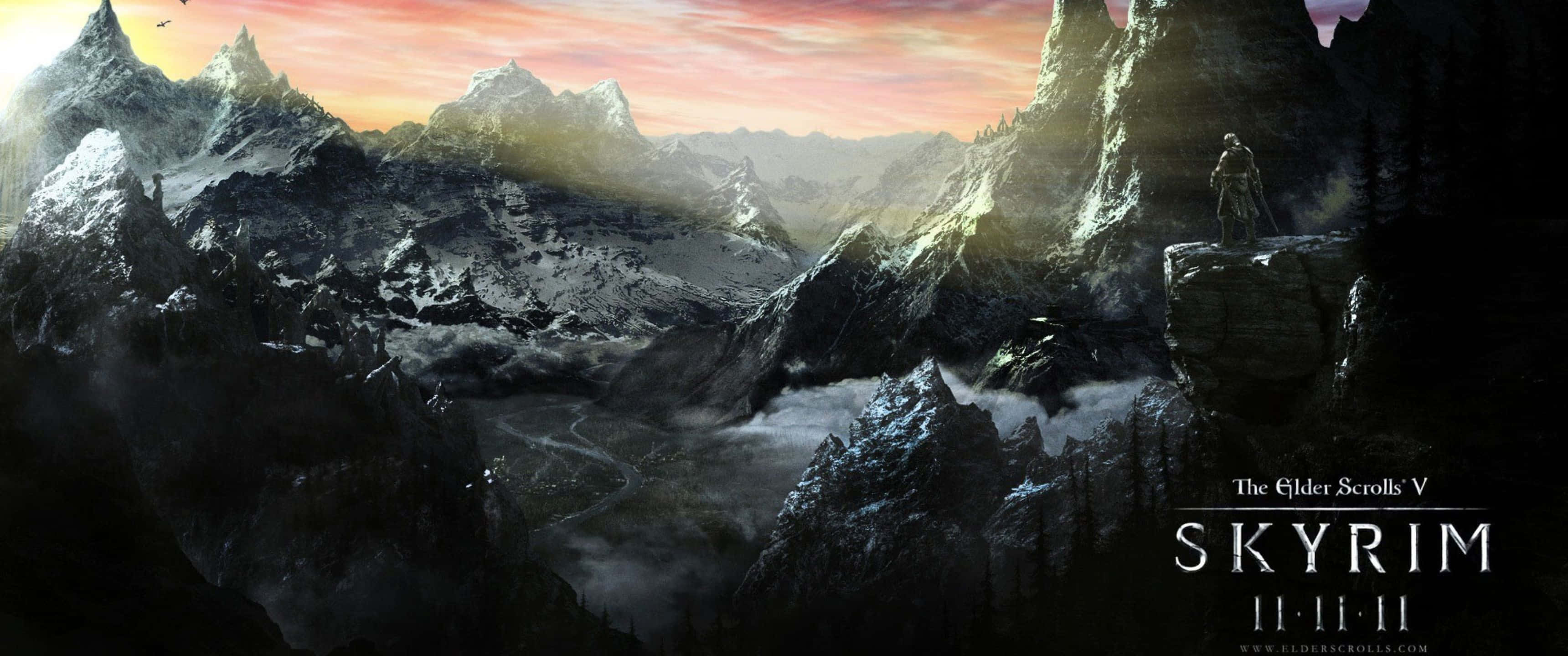 3440x1440 Download Adventure into the world of The Elder Scrolls V Skyrim Background