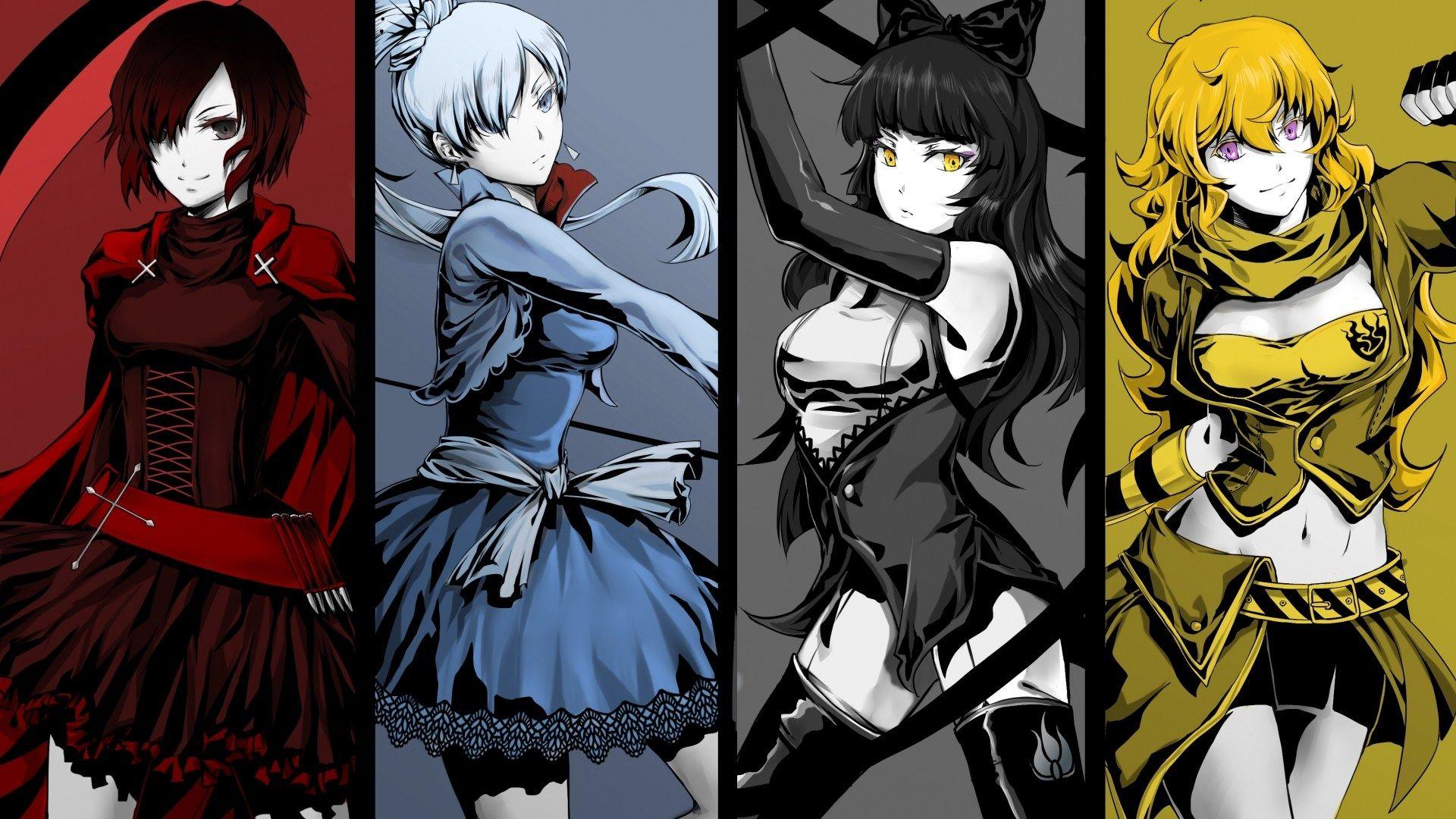 1920x1080 Blake Belladonna, Ruby Rose, RWBY, Weiss Schnee, Yang Xiao Long HD Wallpaper & Background • 31407 • Wallur
