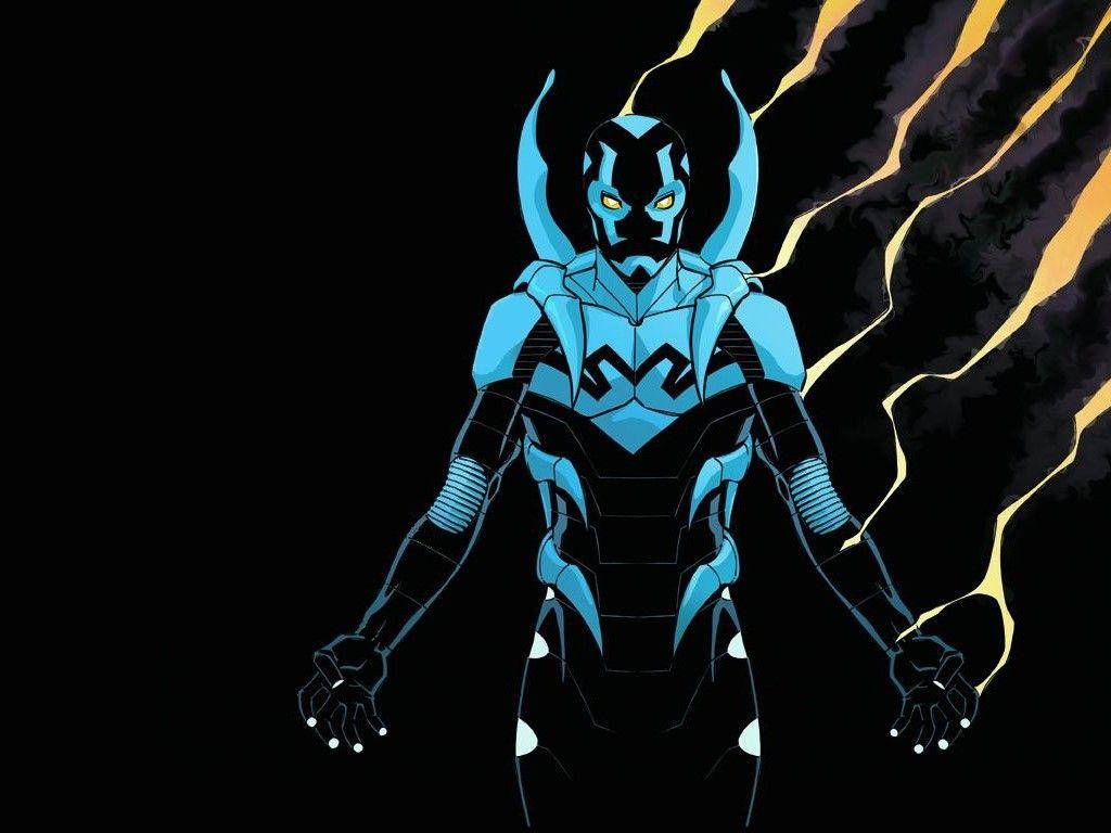 1024x768 Blue Beetle Wallpaper