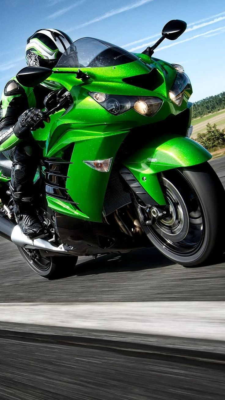 736x1308 Kawasaki Ninja ZX 14 Light Green HD Wallpaper /kawasaki Ninja Zx 14 Light Green Hd Wallpaper