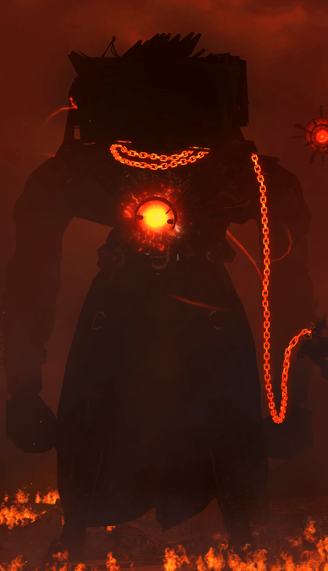 1244x2160 Watchman Of Doom Wallpaper