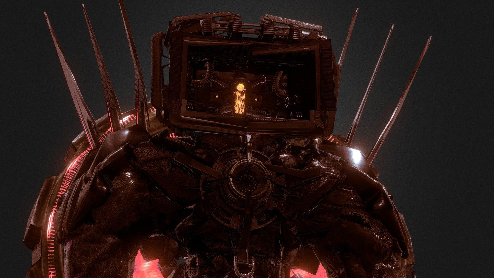 1920x1080 Watchman of Doom Free 3D model