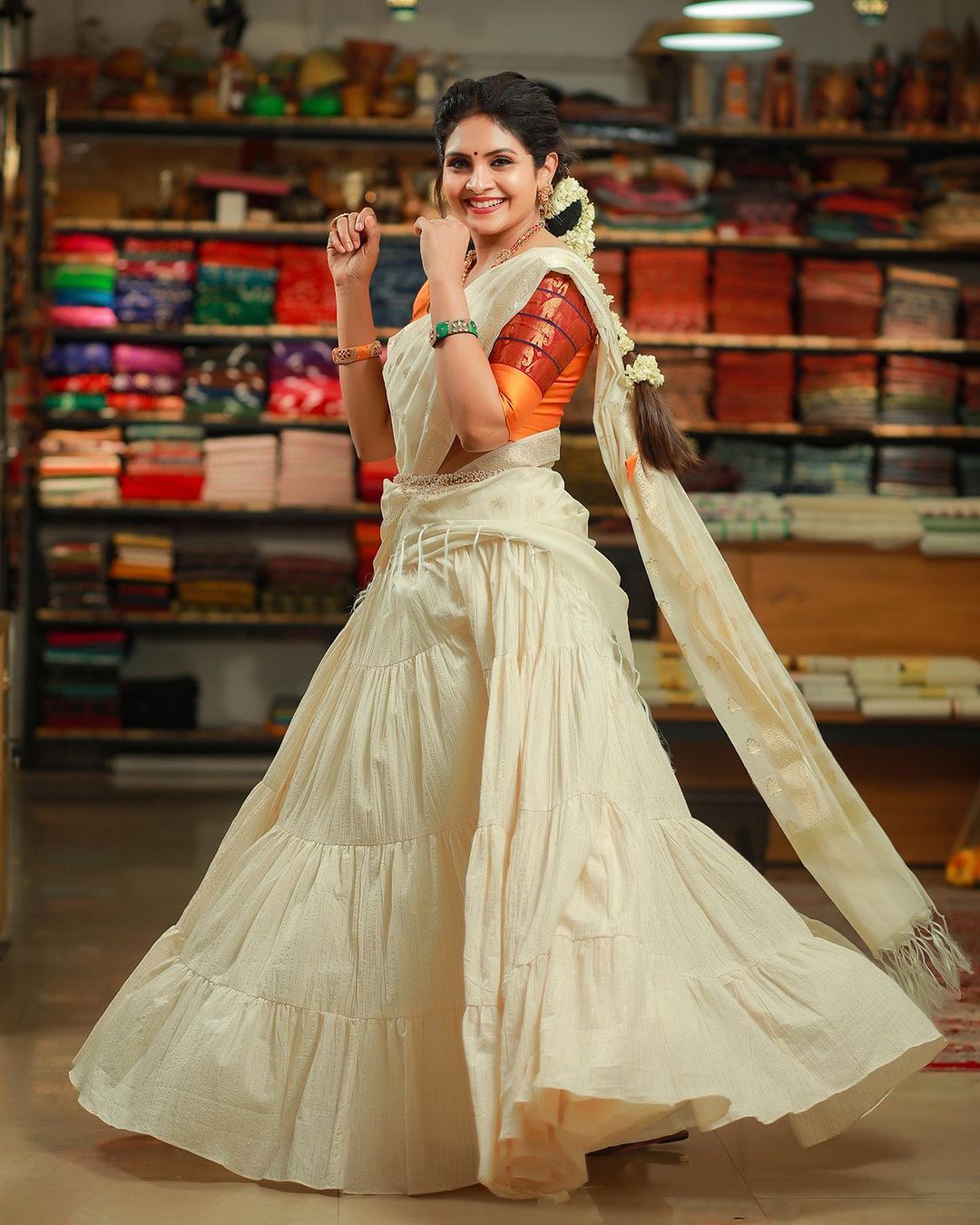1080x1350 Gayatri Arun's Top Ethnic Outfit Ideas To Inspire Your Next Look. To Ethnic Looks Of Gayatri Arun. Gayatri Arun's Stunning Ethnic Outfit Collection. Latest Ethnic Photohoot of Gayatri Arun. Gayatri Arun's Upcoming Movies