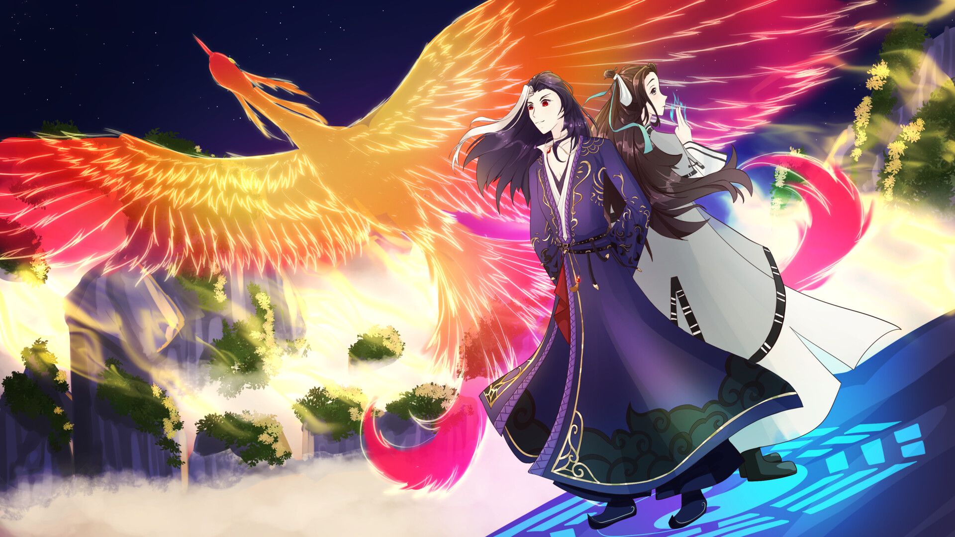1920x1081 Yan Wushi and Shen Qiao