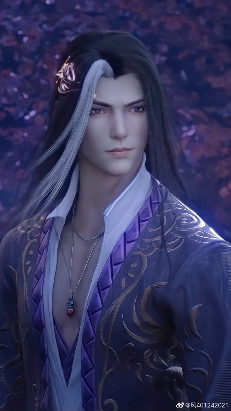 736x1308 Yan wushi fanart. Thousand autumns wallpaper, Thousand autumns art, Luo binghe