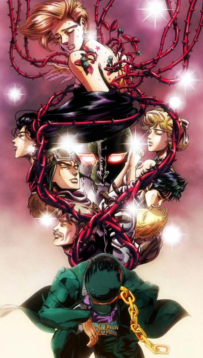 844x1483 Jojo Stardust Crusaders Wallpaper Phone
