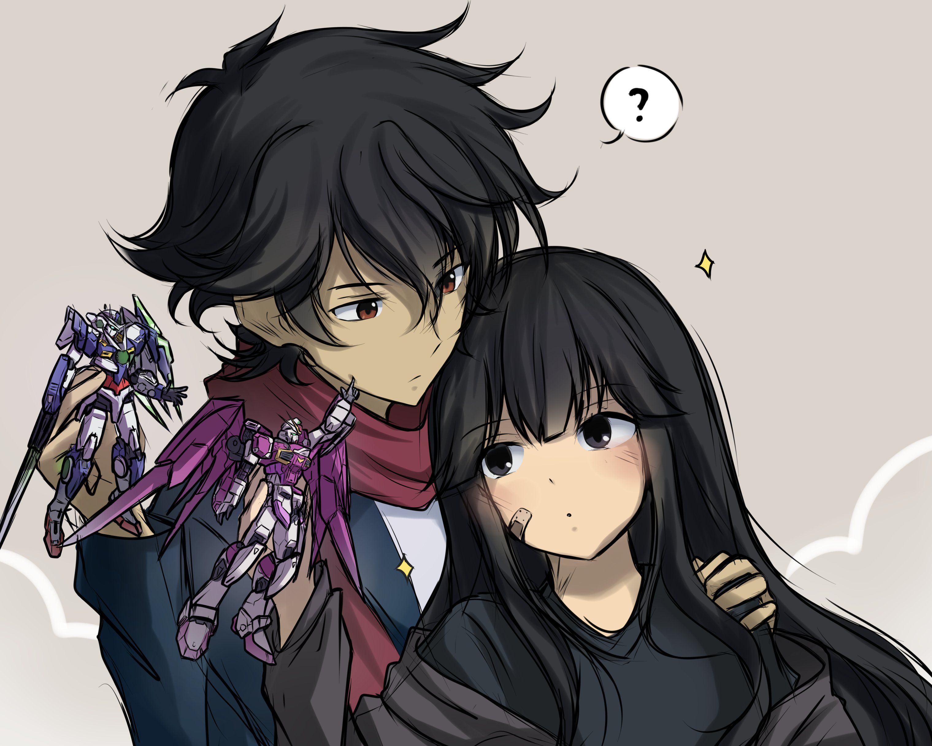 3039x2433 My Gundam 00 OC