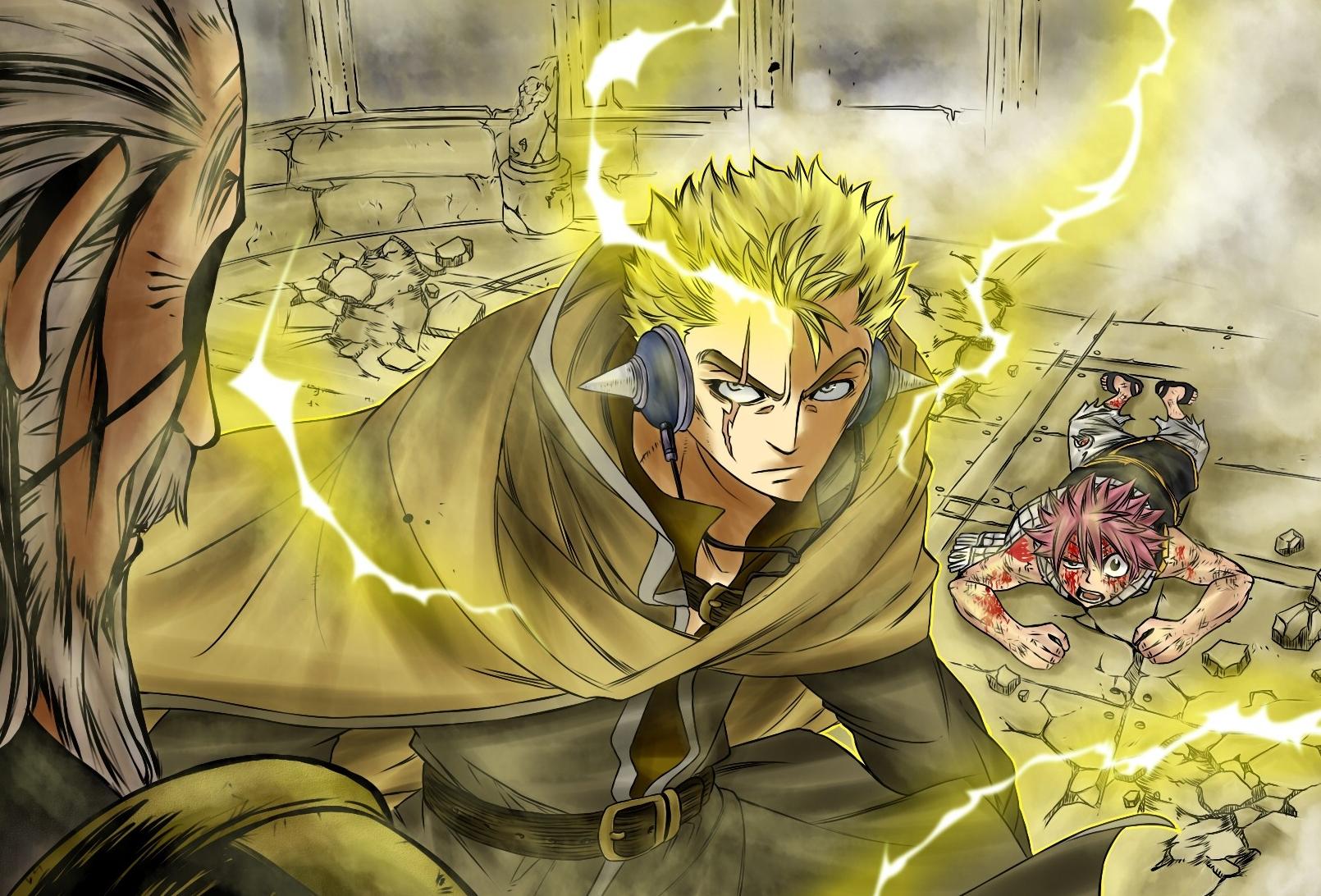 1610x1092 Download Laxus Dreyar Makarov Dreyar Anime Fairy Tail 4k Ultra HD Wallpaper by Thomas V. Kristiansenx2160
