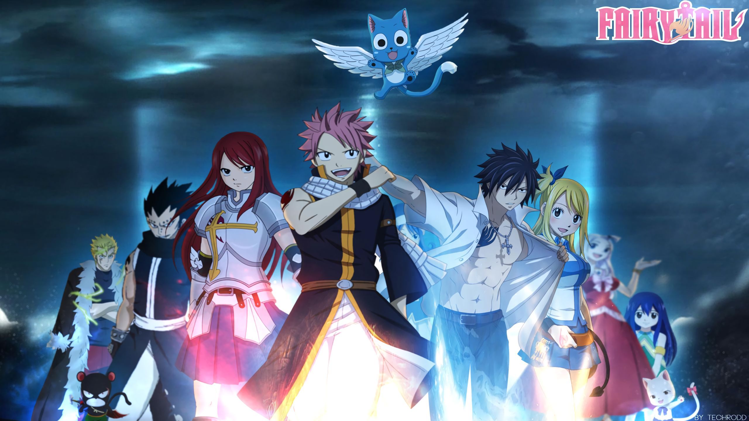 2560x1440 Phone wallpaper: Anime, Fairy Tail, Laxus Dreyar 1315505