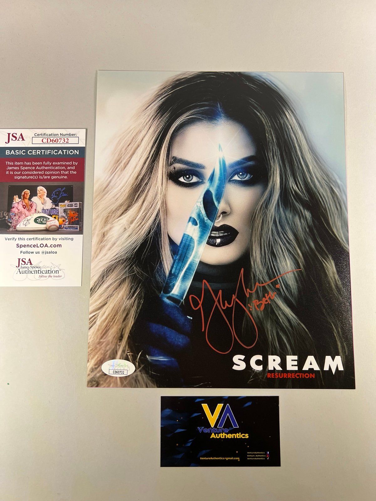 1200x1600 Giorgia Whigham Signed SCREAM 8x10 Autograph