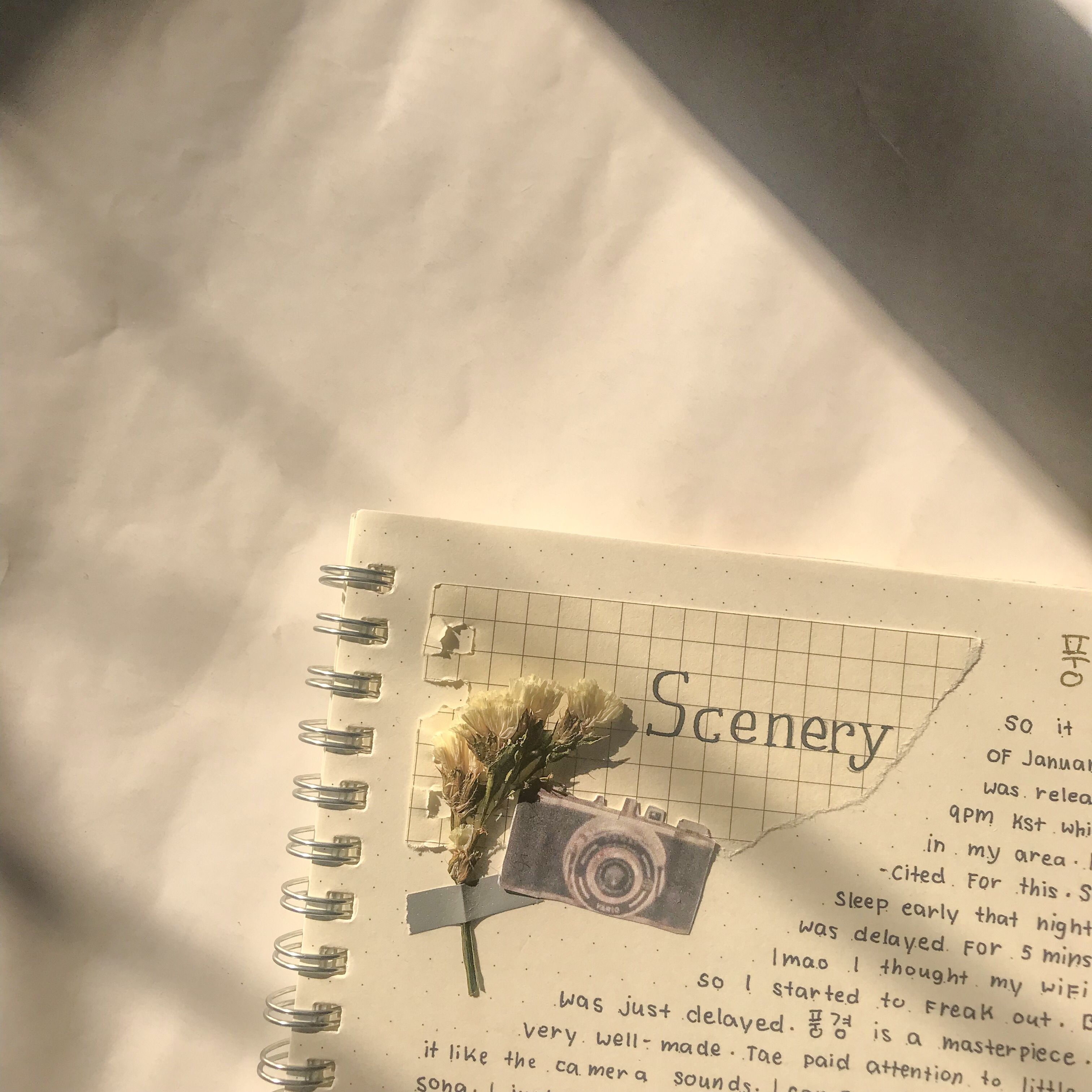 3024x3024 Diary Aesthetic Wallpaper