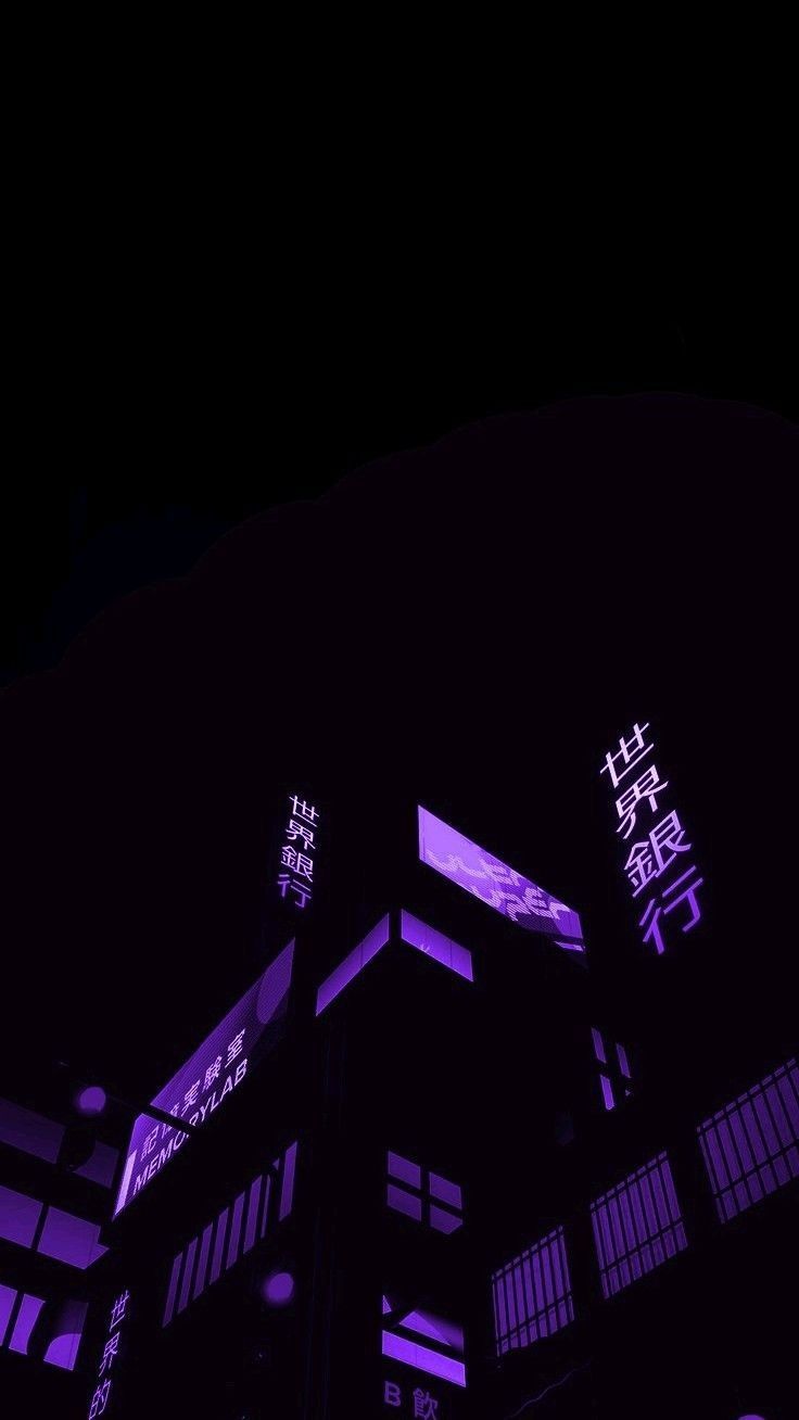 736x1308 Purple neon aesthetic picture. Black and purple wall collage, Wallpaper HD purple, Cool purple wallpaper