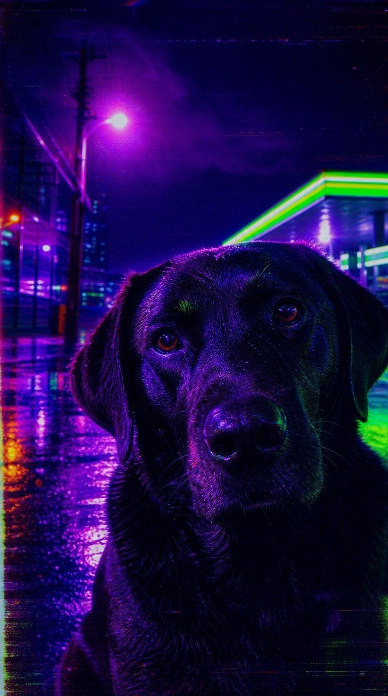 768x1376 Purple City Background Image Wallpaper