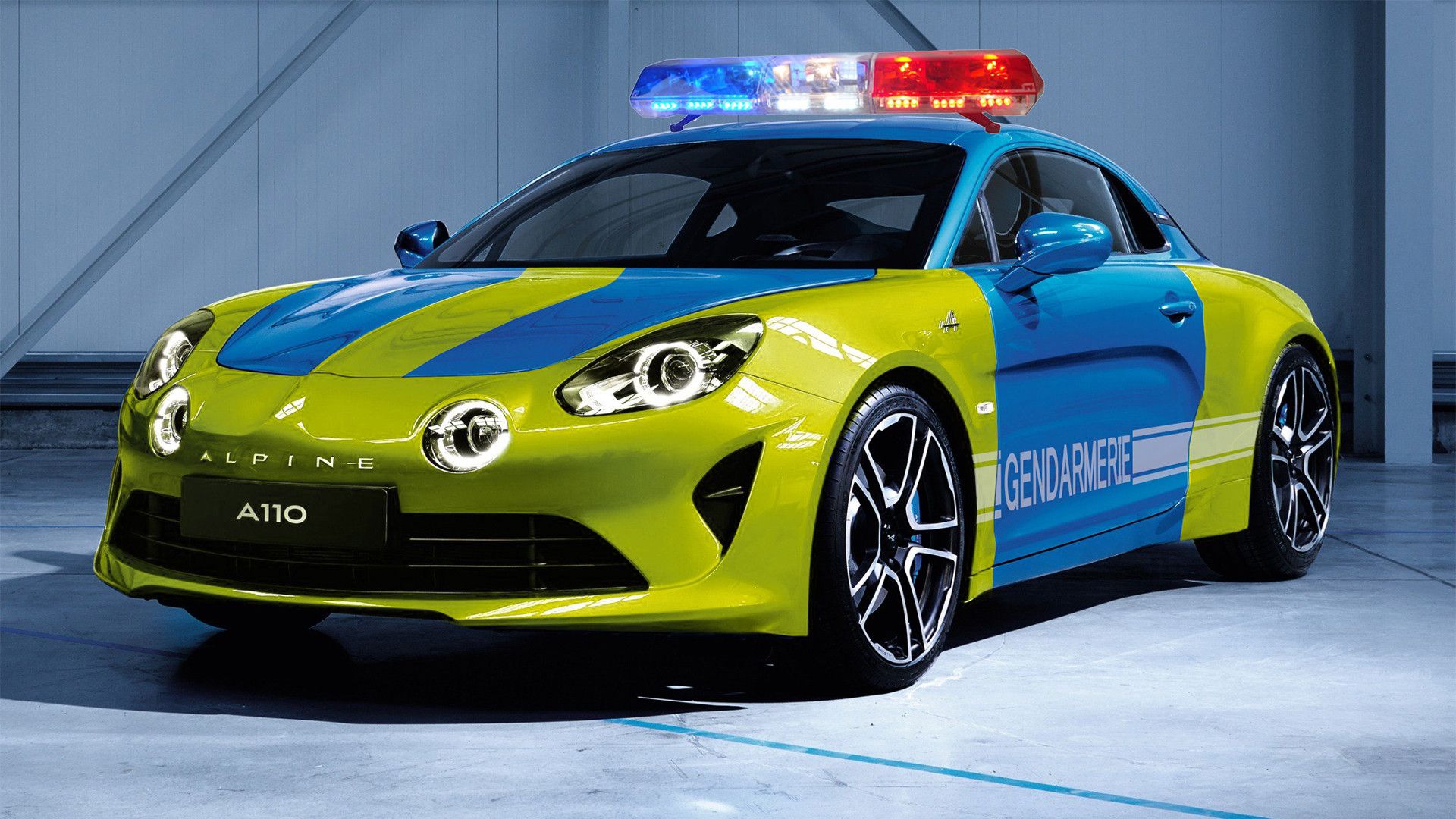 1920x1080 French Police Getting Alpine A110 Patrol Cars for 'Rapid Intervention' Duty