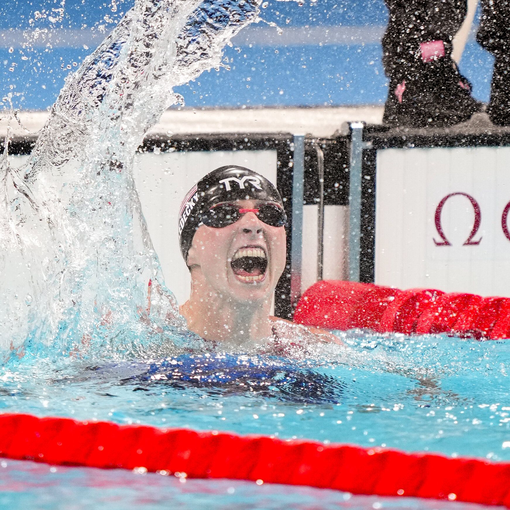 1743x1742 See The Moment Katie Ledecky Won Gold In The 1500 Meter Freestyle